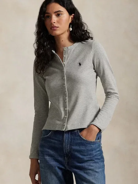 Блуза с дълги ръкави Polo Ralph Lauren черно