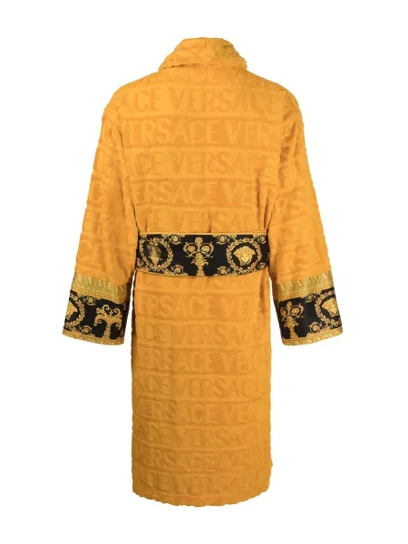 Chalatas Versace geltona