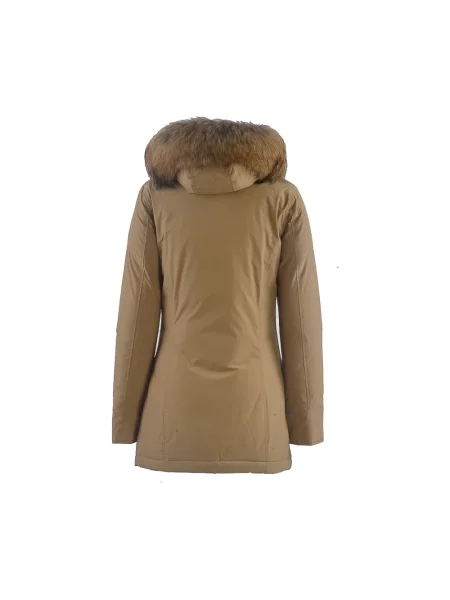 Parka Woolrich beżowa