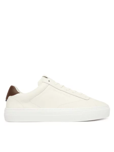 Sneakersy Tommy Hilfiger skórzane białe