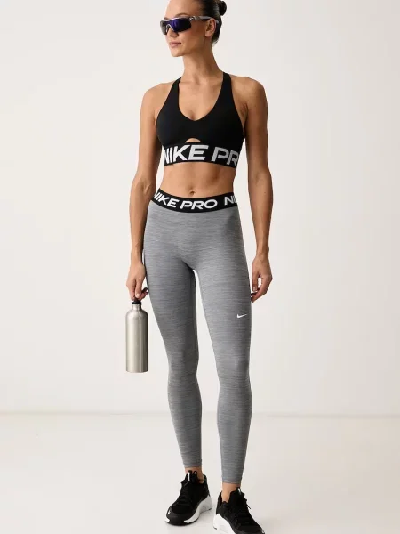 Nike legginsy sportowe Pro szare