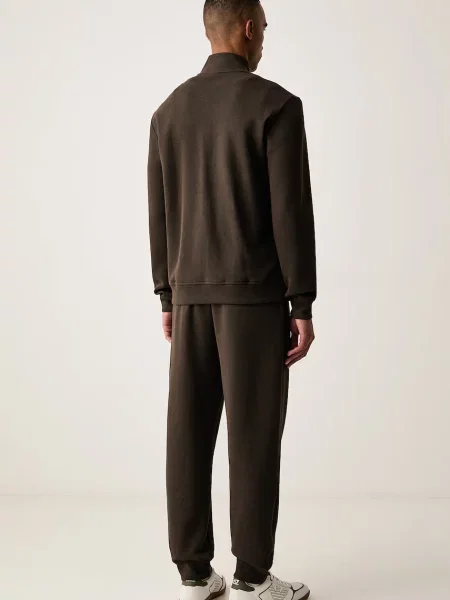 Emporio Armani komplet dresowy brązowy