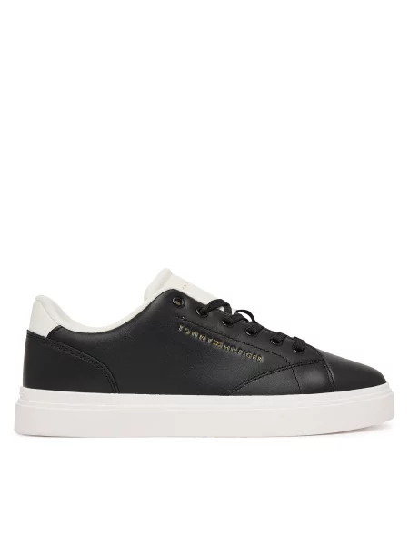 Superge Tommy Hilfiger Th Feminine Cupsole Leather črna