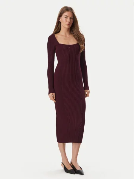 Tommy Jeans Rochie tricotată violet