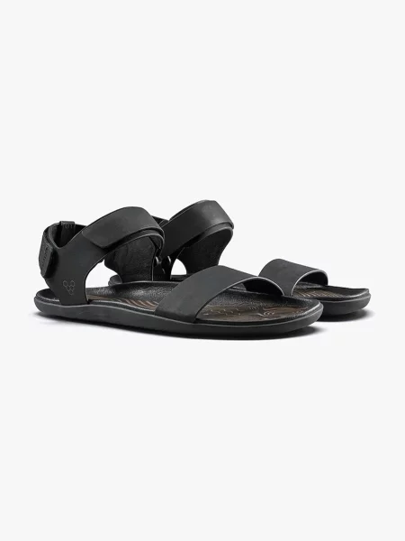 Vivobarefoot Usnjeni sandali SENSUS YIN črna