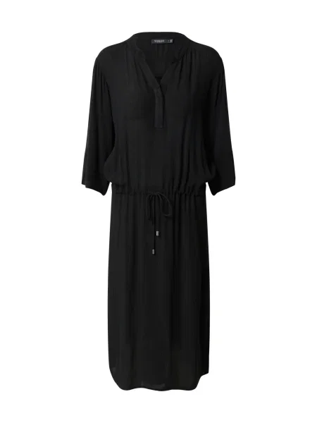 SOAKED IN LUXURY Rochie tip bluză Zaya' negru