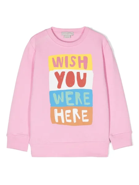 Bluza dziecięca Stella Mccartney różowa