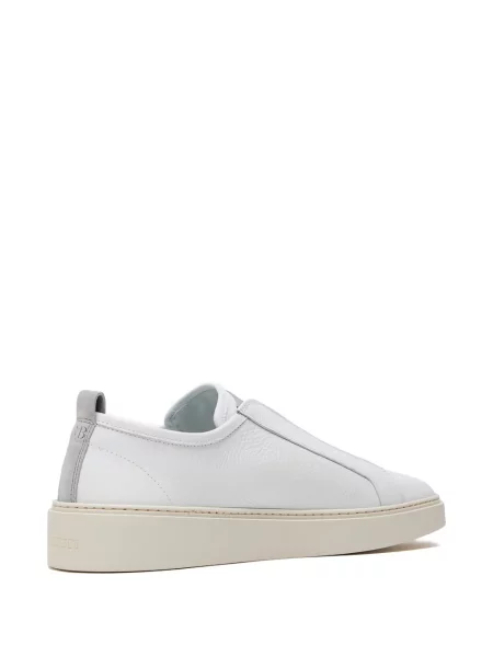 Sneakerși Barrett din piele alb