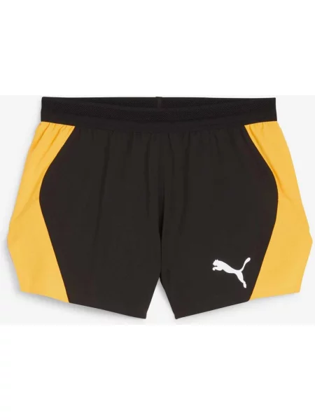 Spodenki Puma Run Favorite Velocity 3 inch czarno-pomarańczowe XL białe