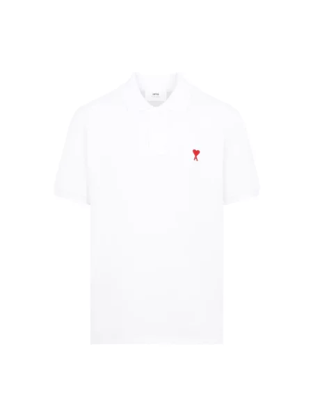 Polo Ami Paris w serca białe