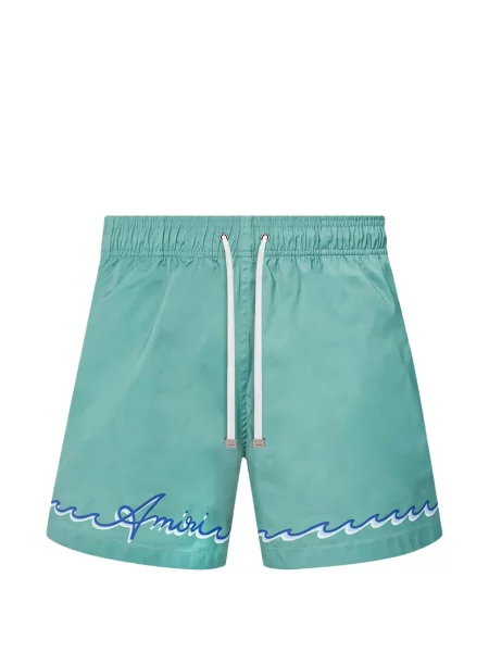 Slip de baie Amiri cu autograf albastru