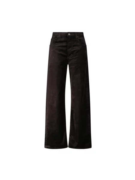 Szerokie jeansy Citizens Of Humanity brązowe