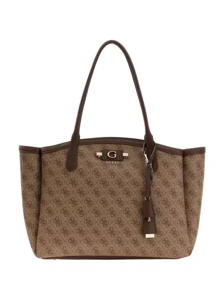 Guess kabelka typu shopper dámska LINDSEY hnedá