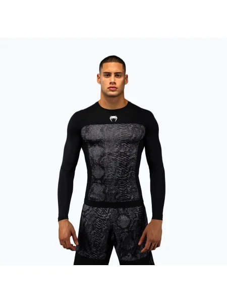 Лонгслів Venum з довгим рукавом чорний