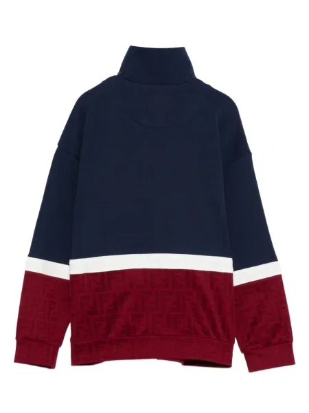 Bluza rozpinana dziecięca Fendi niebieska