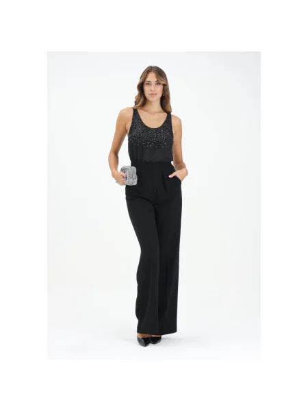 Kombinezon Elisabetta Franchi elegancki czarny