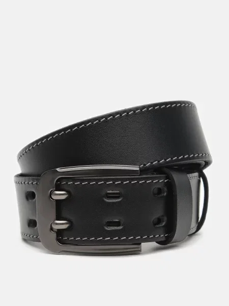 Кожаный ремень Borsa Leather черный