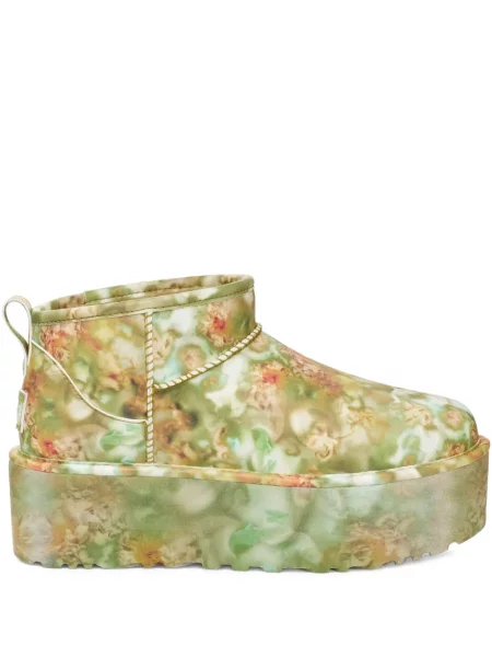 Botine Ugg cu platformă verde