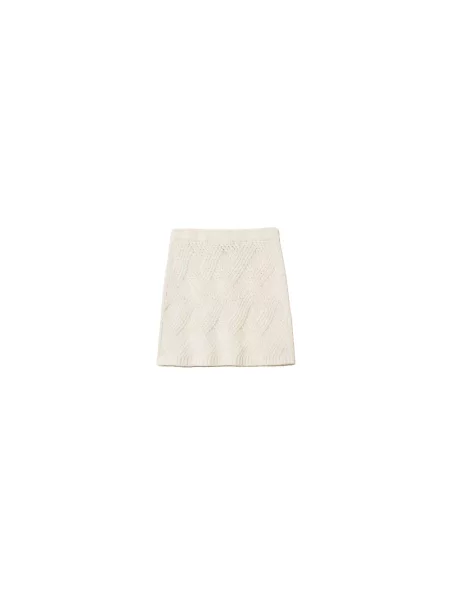 Spódnica mini Twinset wełniana biała