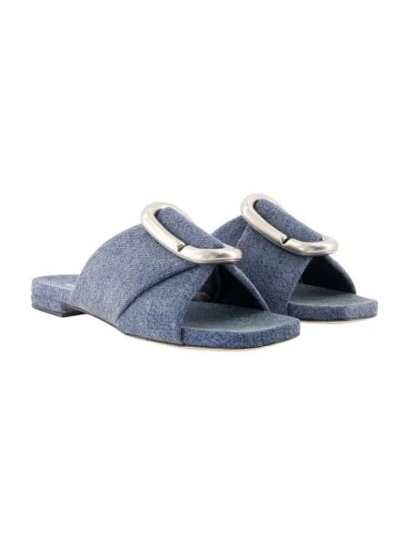 Klapki Marc Jacobs niebieskie