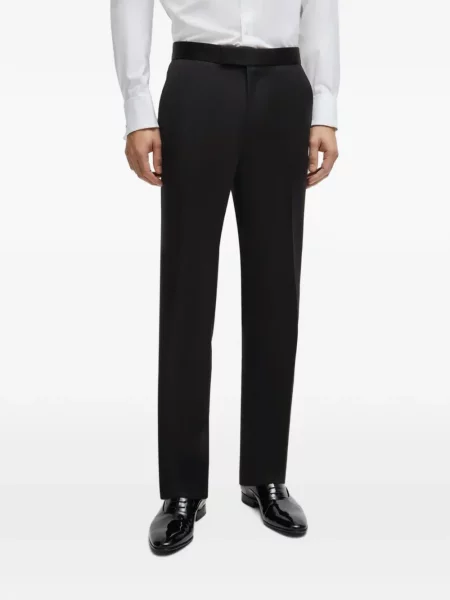 Costum Boss de mătase negru