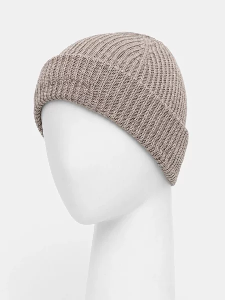 Шерстяной платок Lanvin коричневый