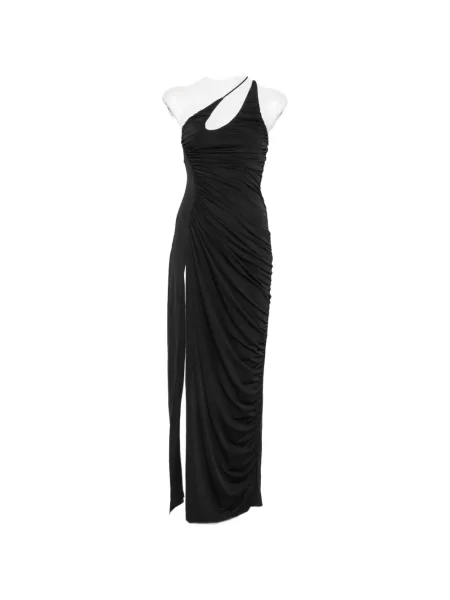 Rochie Twenty Fourhaitch cu volane negru