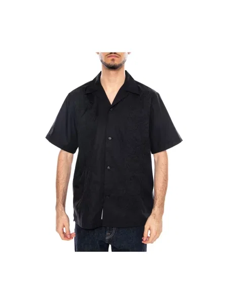 Carhartt Wip Koszule Mężczyzna L S/S Signet Shirt czarny