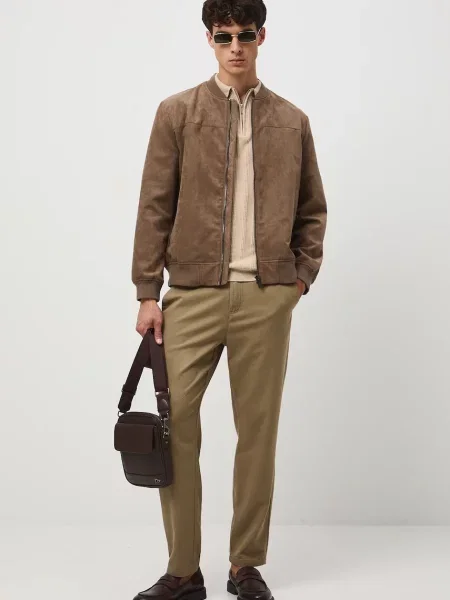 Kalhoty Medicine ve střihu chinos zelená