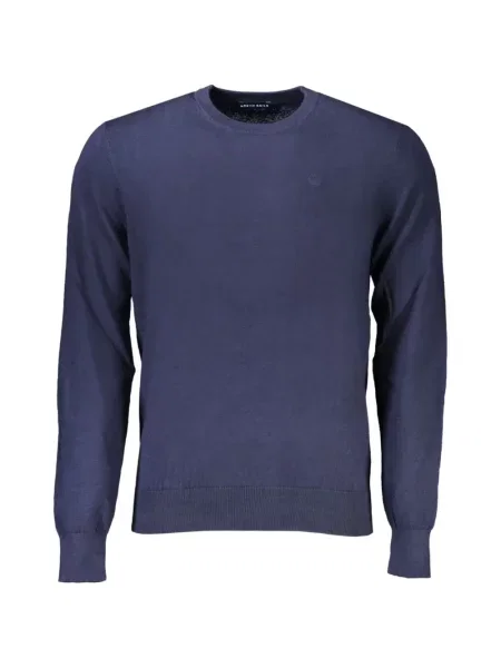 Pulover North Sails cu decolteu rotund albastru