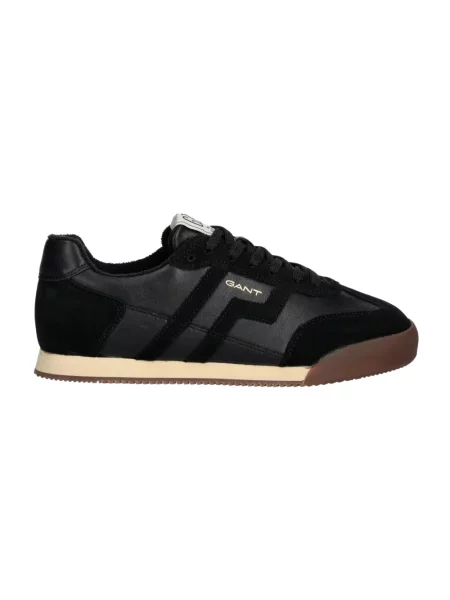 Sneakersy Gant skórzane czarne