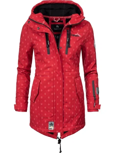 MARIKOO Palton funcțională Zimtzicke roșu negru