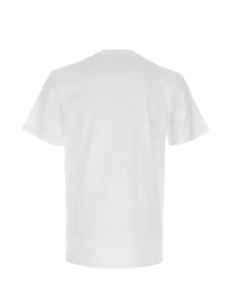 Ursuleț de pluș tricou Moschino cu imagine alb