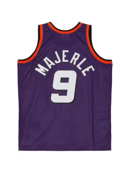 Cămașă Mitchell & Ness din jerseu violet