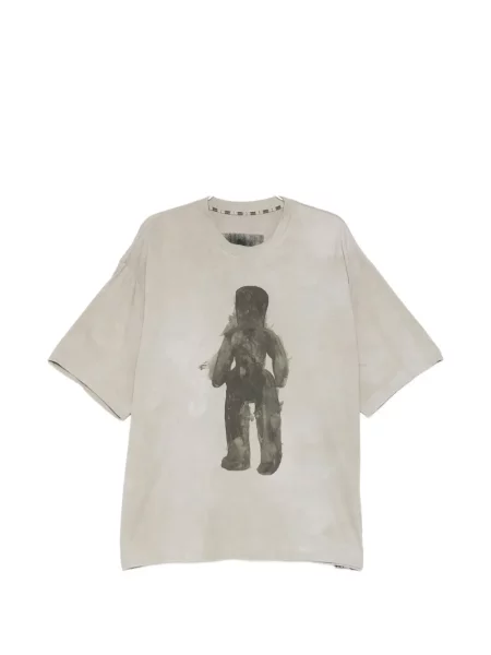 Tricou Ziggy Chen cu imagine gri