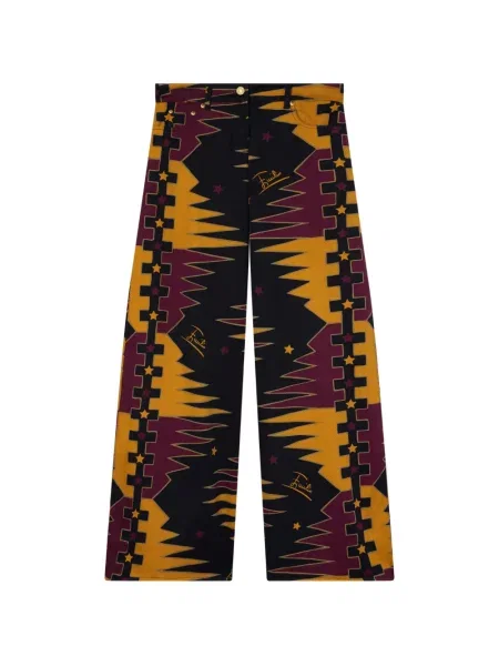 Pantaloni Pucci cu imagine negru