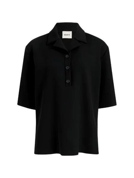 Tricou polo Khaite negru