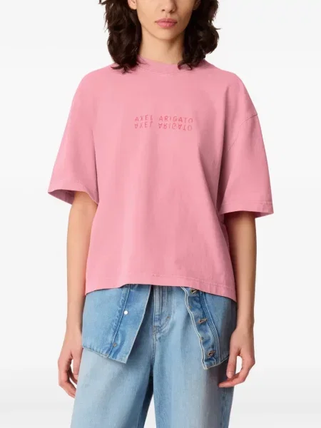 Tricou Axel Arigato cu imagine roz