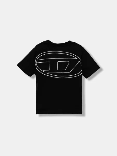 Diesel gyerek póló TBOGGYMEGOVALD OVER T-SHIRT fekete