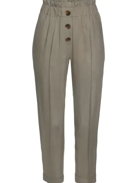 LASCANA Pantaloni cutați gri