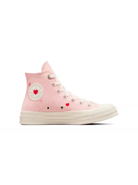 Sneakersy Converse Chuck 70 w serca różowe