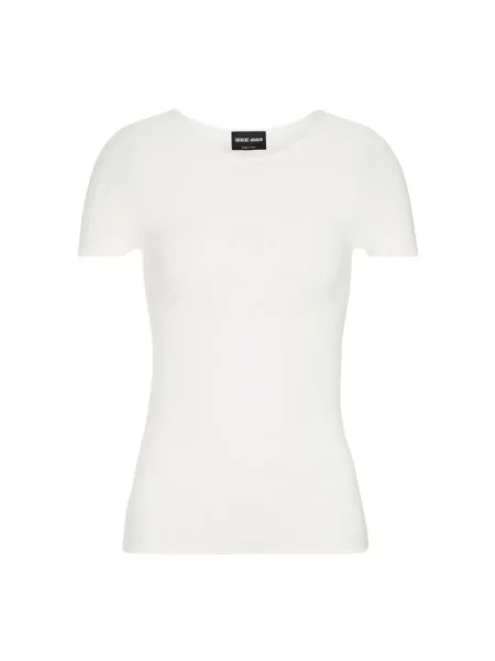 Scurt tricou Giorgio Armani alb