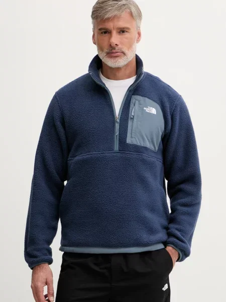 The North Face dukserica sa flisom za muškarce Yumiori Off Peak plava