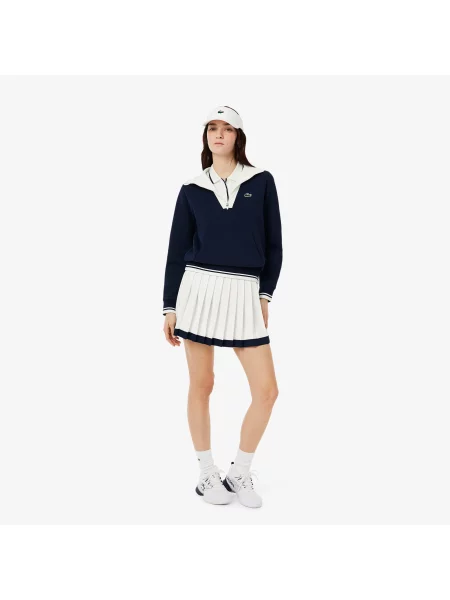 Lacoste Rozciągliwa Spódnica Ultra Dry Tennis Heritage biała