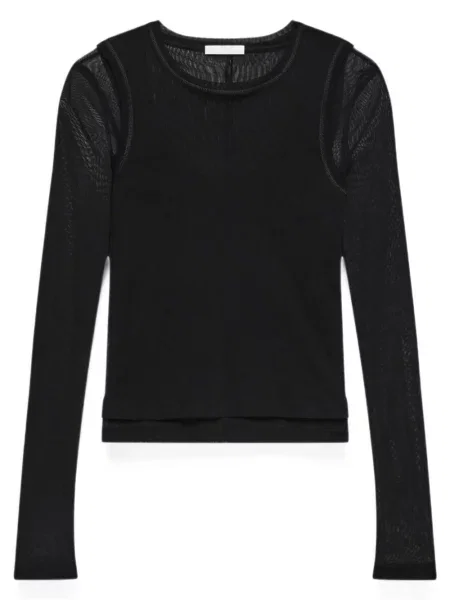 Tricou Helmut Lang plasă negru
