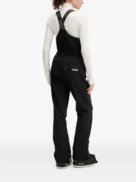 Cu centură salopetă ski Oakley softshell negru