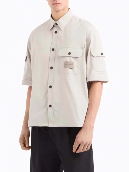 Сорочка Emporio Armani бежевий
