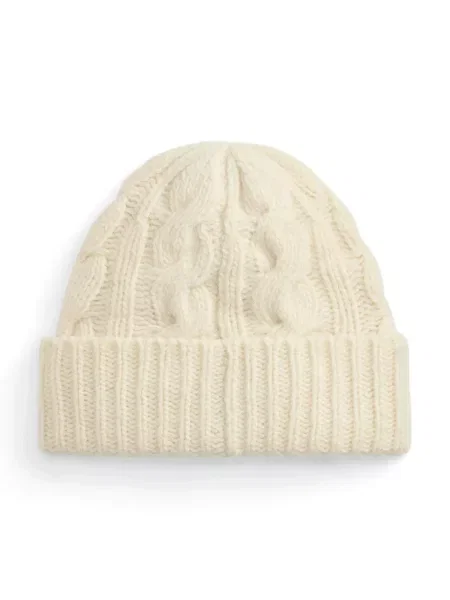 Polo Ralph Lauren căciulă de damă din lână bej