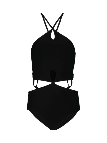 Costum de baie Christopher Esber cu gât halter negru