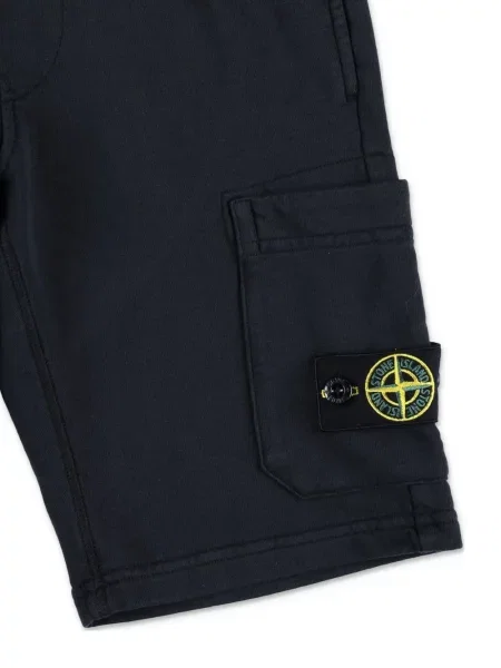 Szorty dziecięce Stone Island czarne